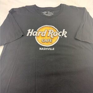 Hard Rock Cafe Nashville Black Tee Large